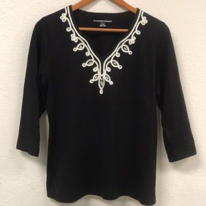 Allison Daley Embellished Blouse
